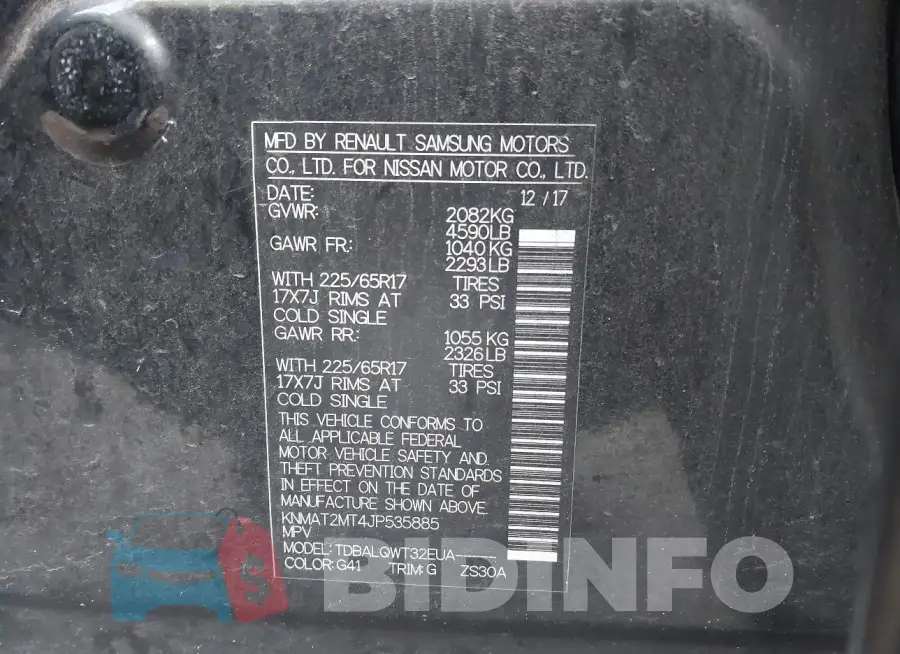 KNMAT2MT4JP535885 Photo# 9