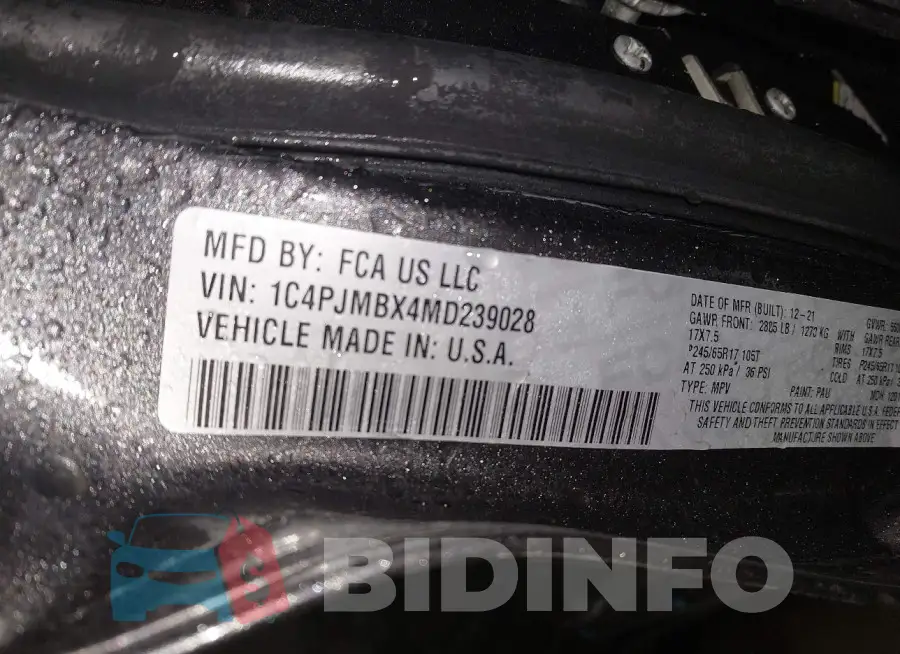 1C4PJMBX4MD239028 Photo# 9