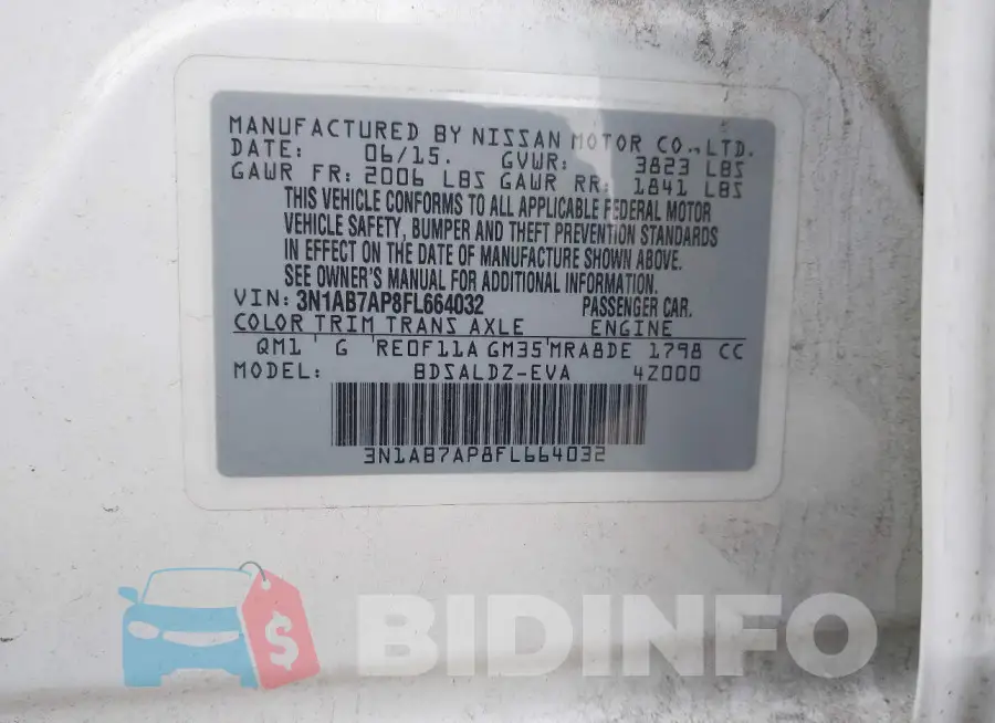 3N1AB7AP8FL664032 Photo# 9