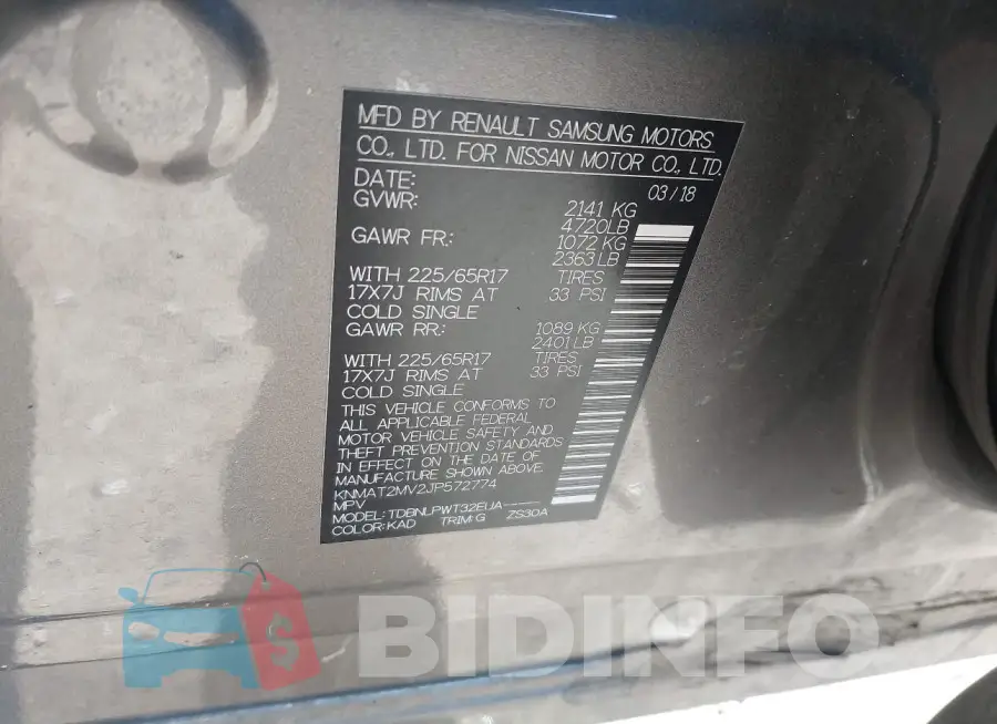 KNMAT2MV2JP572774 Photo# 9