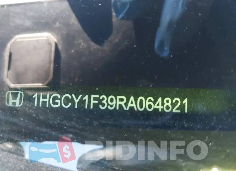 1HGCY1F39RA064821 Photo# 9