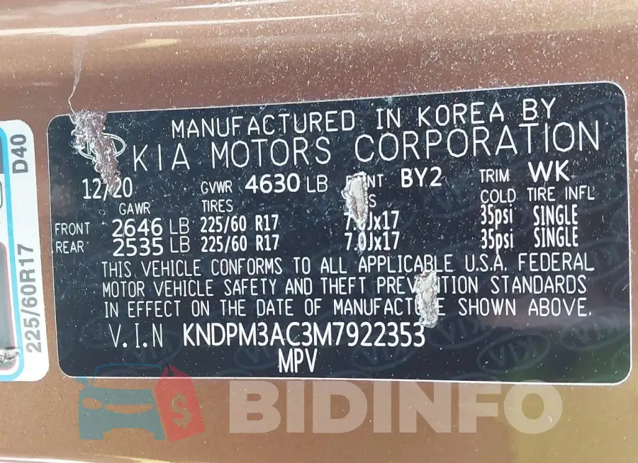 KNDPM3AC3M7922353 Photo# 9
