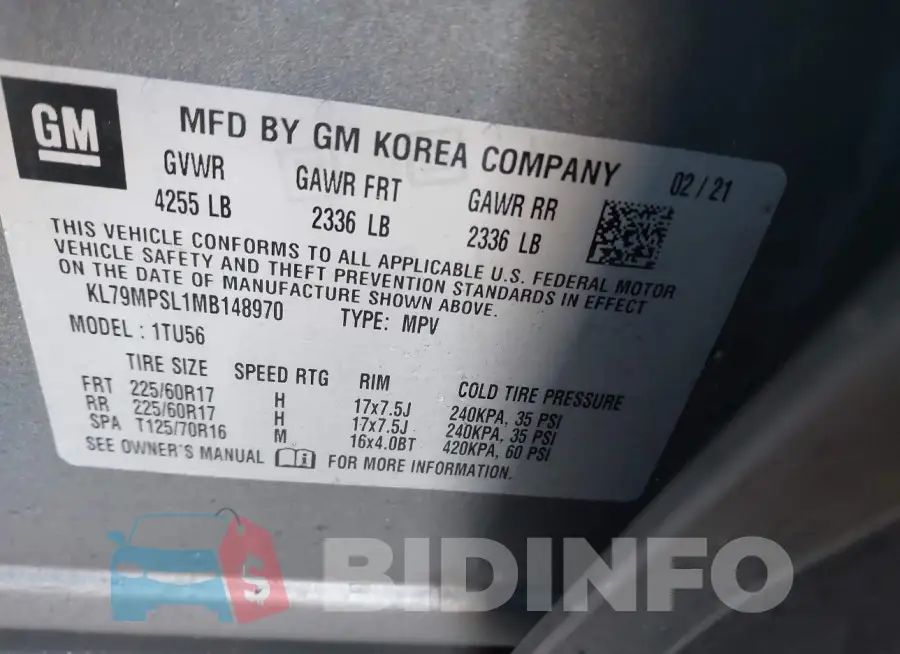 KL79MPSL1MB148970 Photo# 9