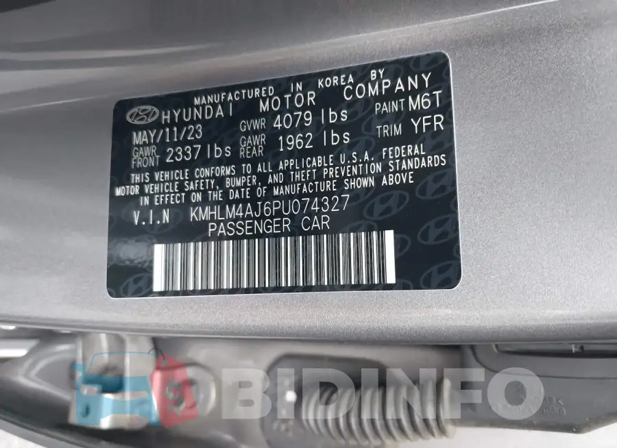KMHLM4AJ6PU074327 Photo# 9