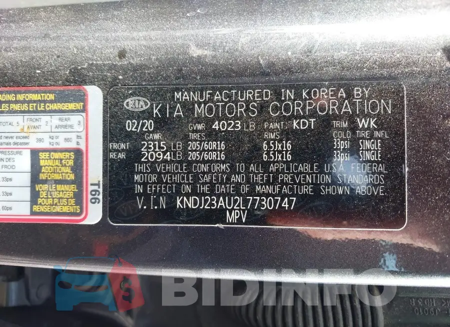 KNDJ23AU2L7730747 Photo# 9