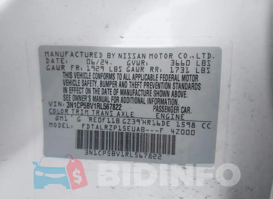 3N1CP5BV1RL567822 Photo# 9