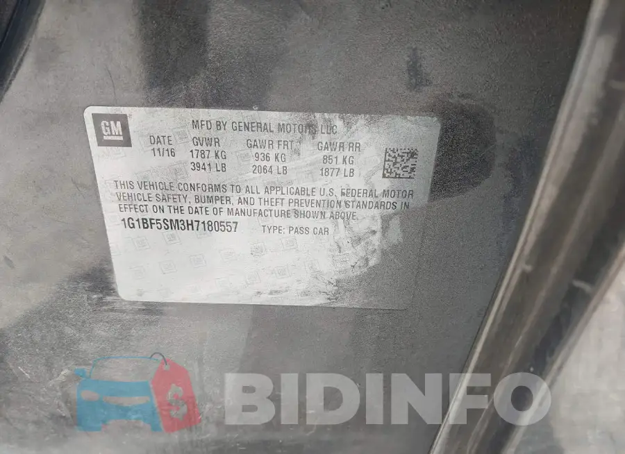 1G1BF5SM3H7180557 Photo# 9