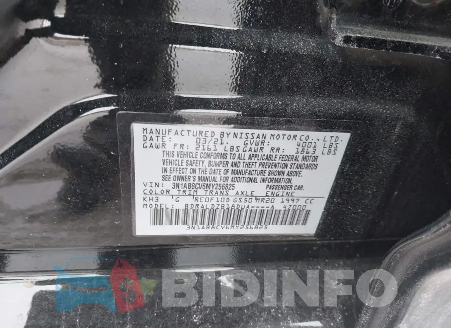 3N1AB8CV6MY256825 Photo# 9