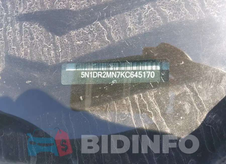 5N1DR2MN7KC645170 Photo# 9