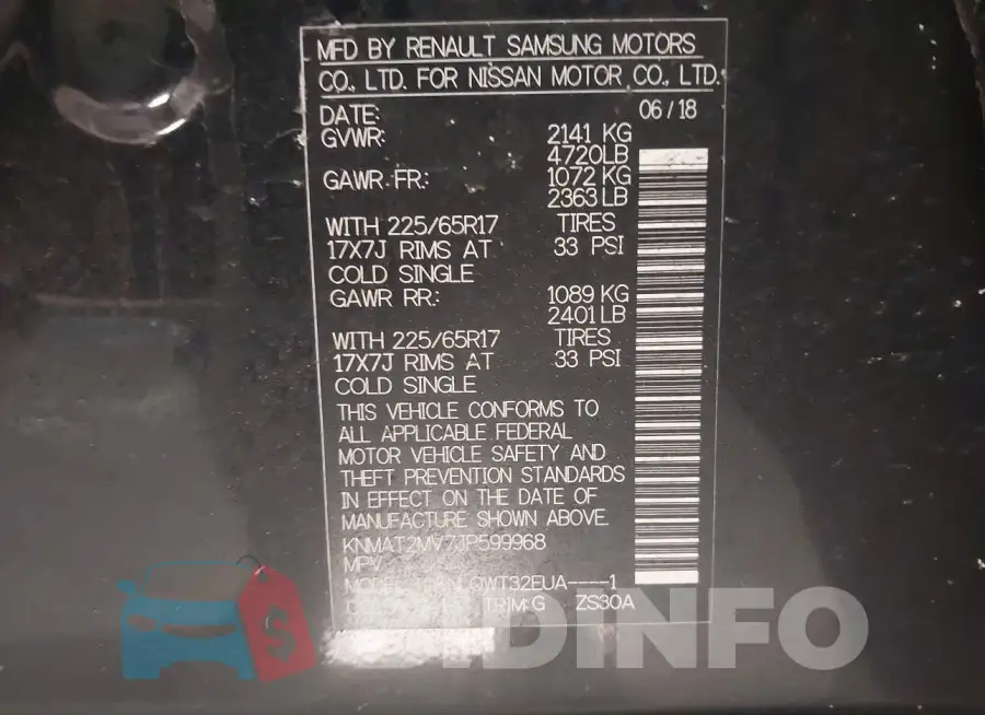 KNMAT2MV7JP599968 Photo# 9