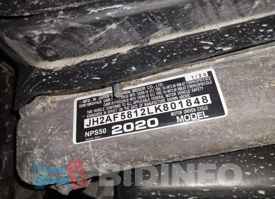 JH2AF5812LK801848 Photo# 10
