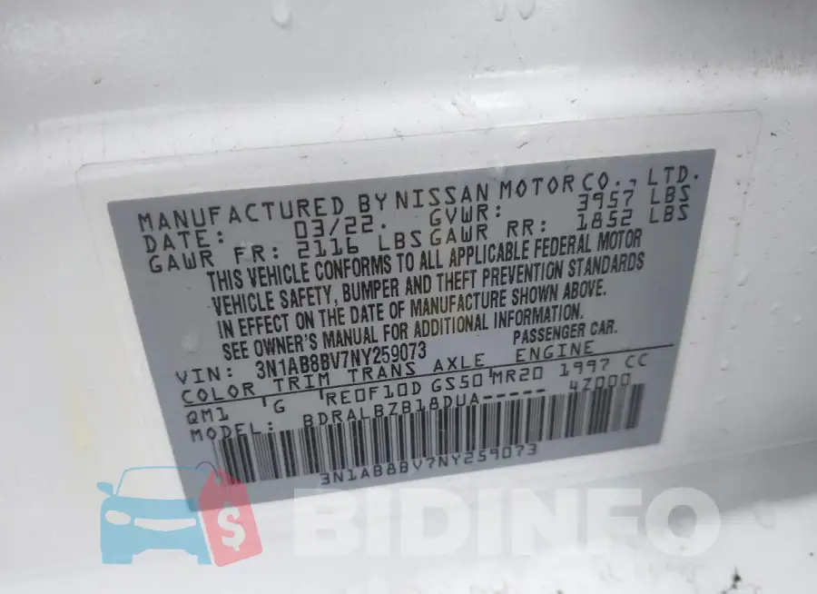 3N1AB8BV7NY259073 Photo# 9