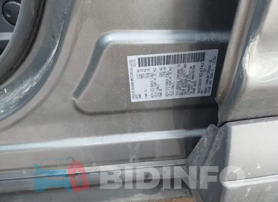 5N1BT3BBXPC924742 Photo# 9