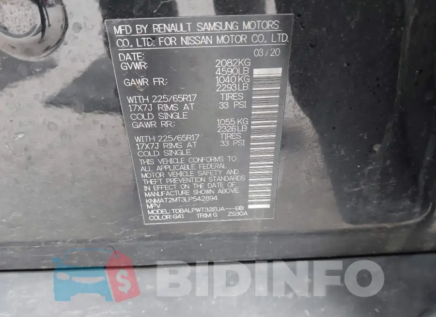 KNMAT2MT3LP542894 Photo# 9