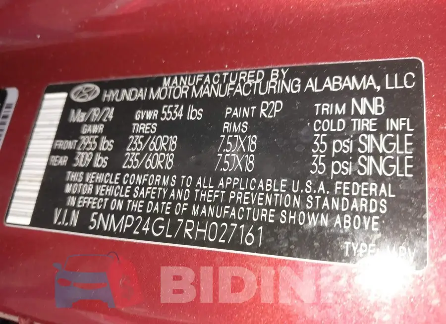 5NMP24GL7RH027161 Photo# 9