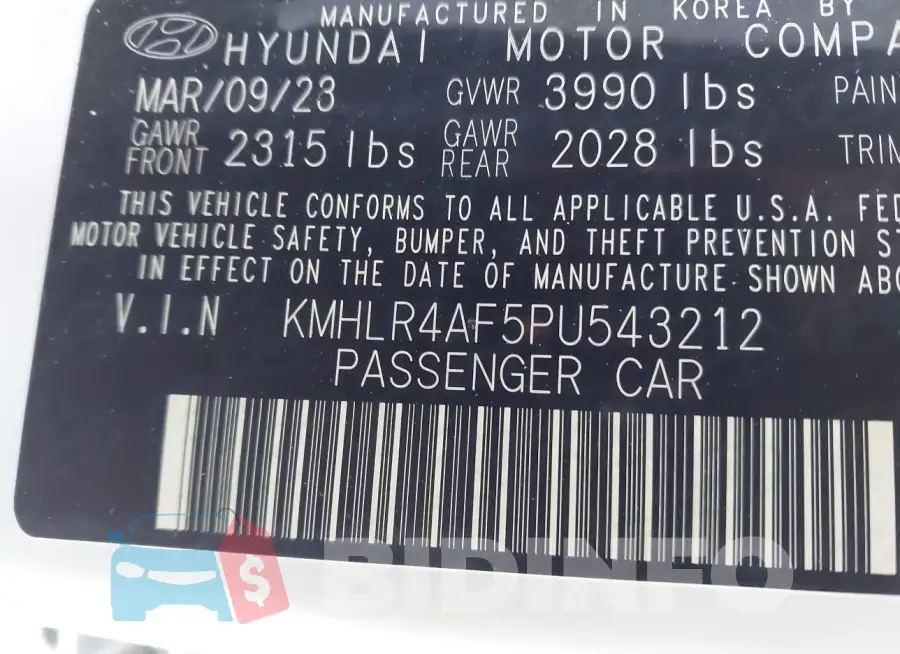 KMHLR4AF5PU543212 Photo# 9