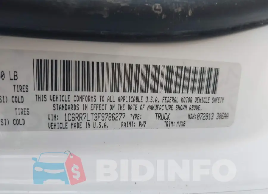 1C6RR7LT3FS786277 Photo# 9