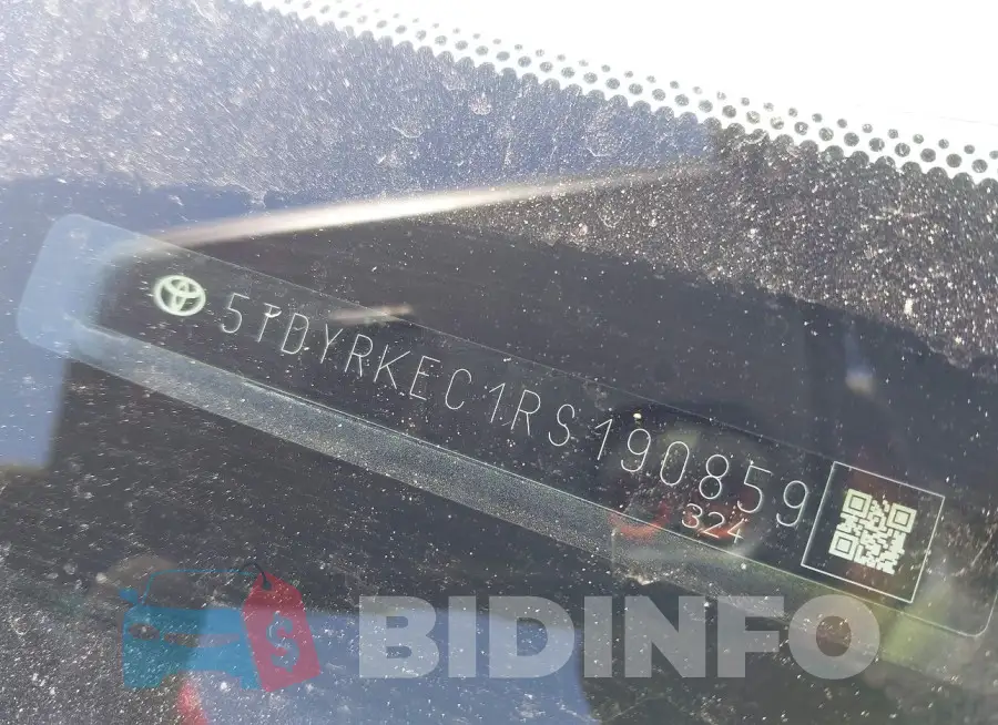 5TDYRKEC1RS190859 Photo# 9