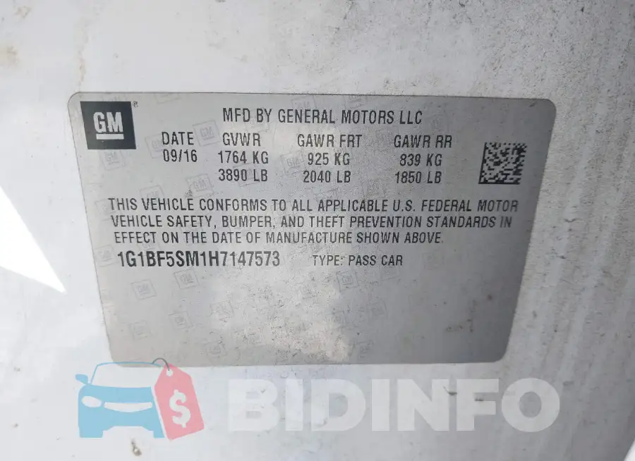 1G1BF5SM1H7147573 Photo# 9
