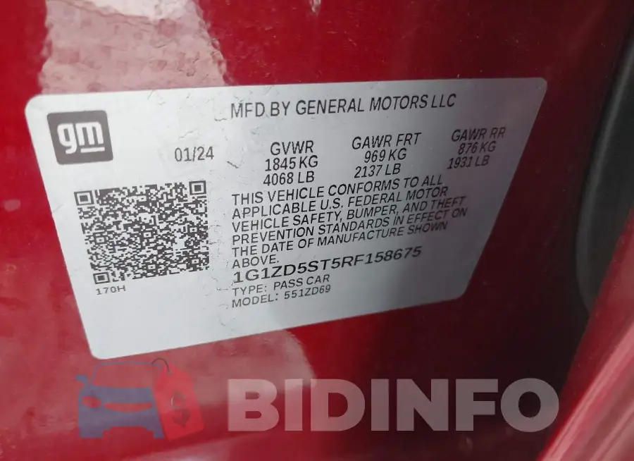 1G1ZD5ST5RF158675 Photo# 9