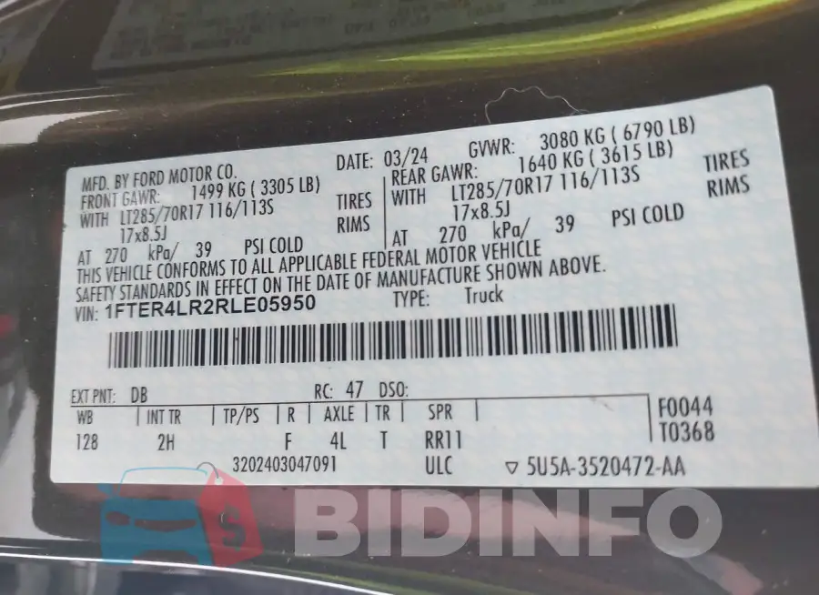 1FTER4LR2RLE05950 Photo# 9