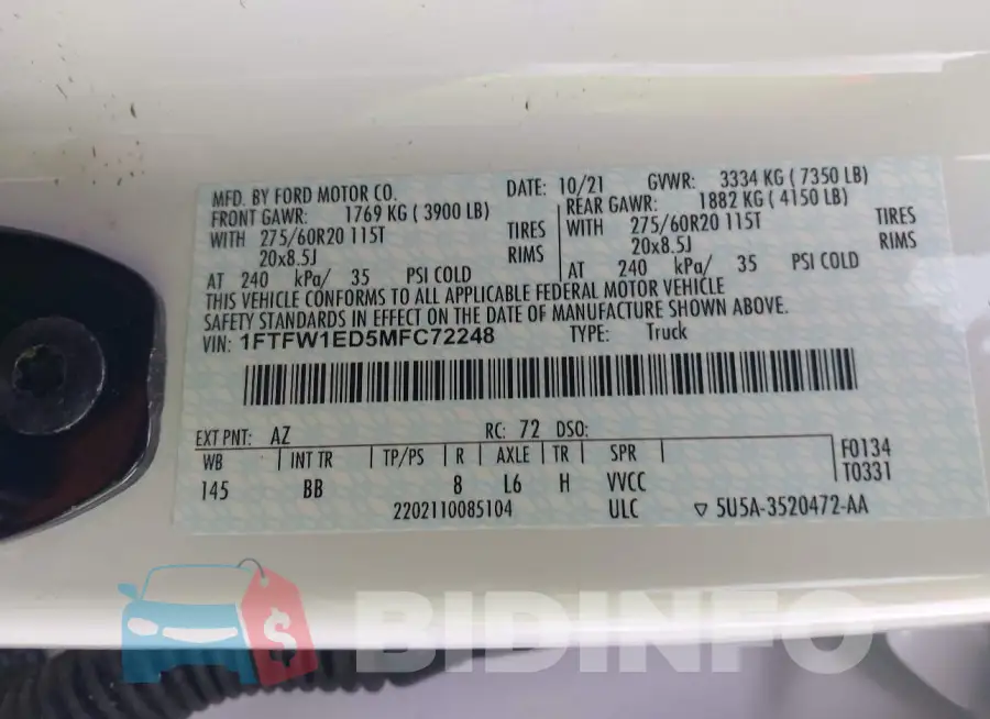 1FTFW1ED5MFC72248 Photo# 9