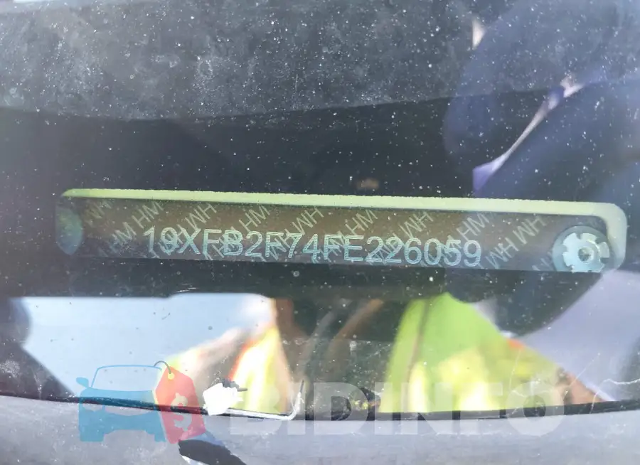 19XFB2F74FE226059 Photo# 18
