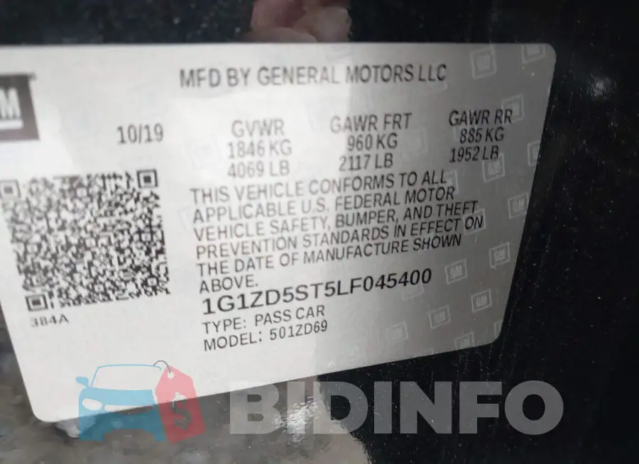 1G1ZD5ST5LF045400 Photo# 9