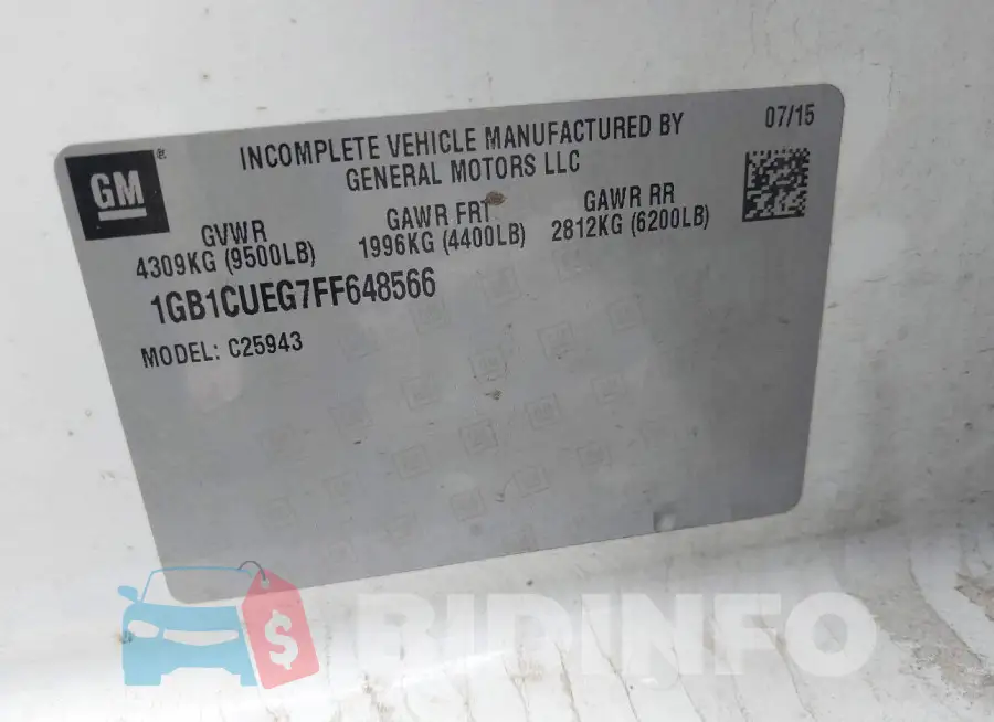 1GB1CUEG7FF648566 Photo# 9