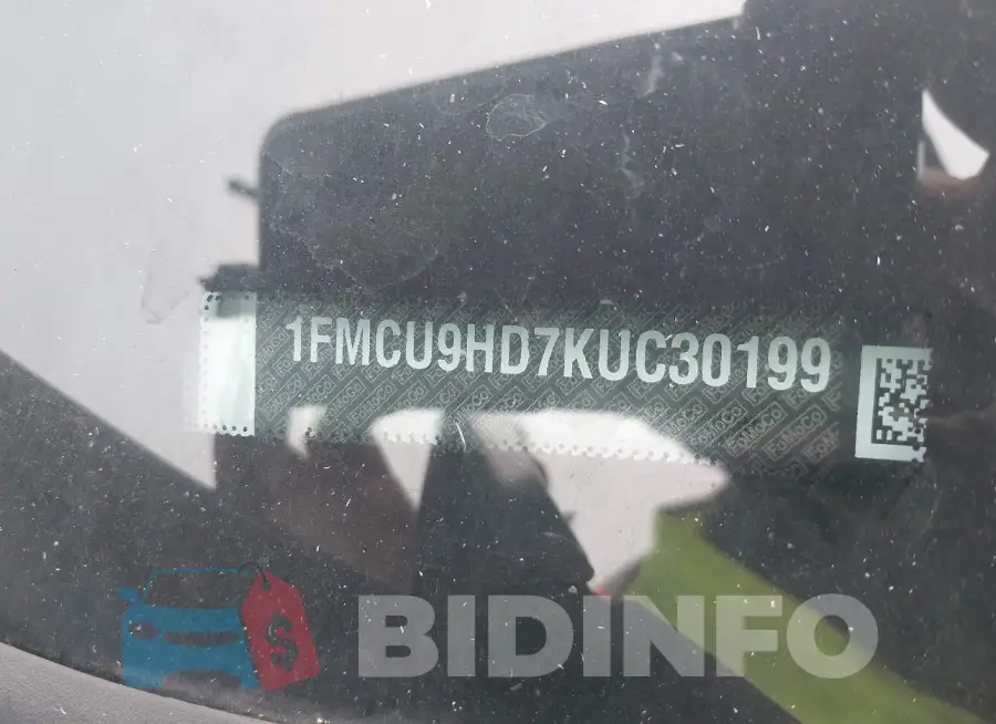 1FMCU9HD7KUC30199 Photo# 9