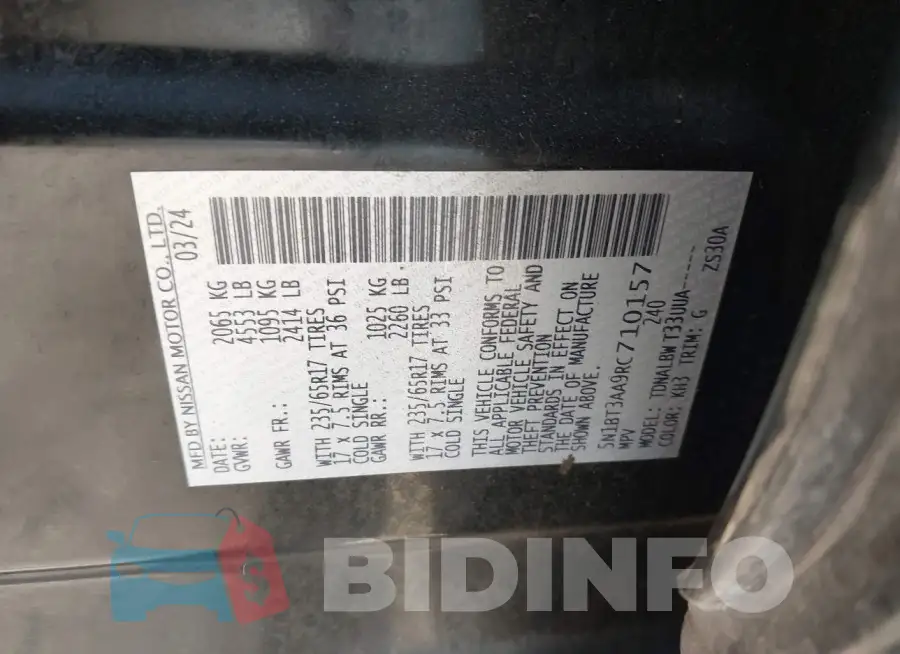 5N1BT3AA9RC710157 Photo# 9