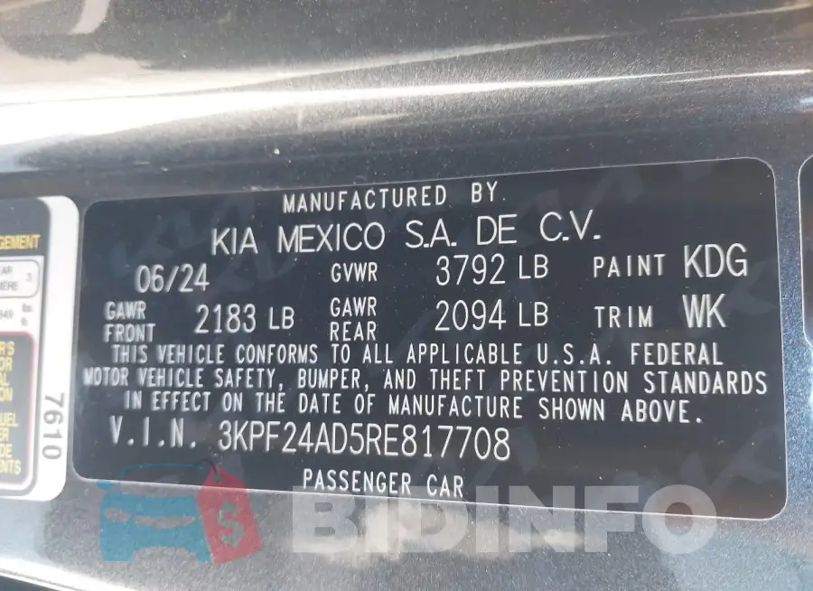 3KPF24AD5RE817708 Photo# 9