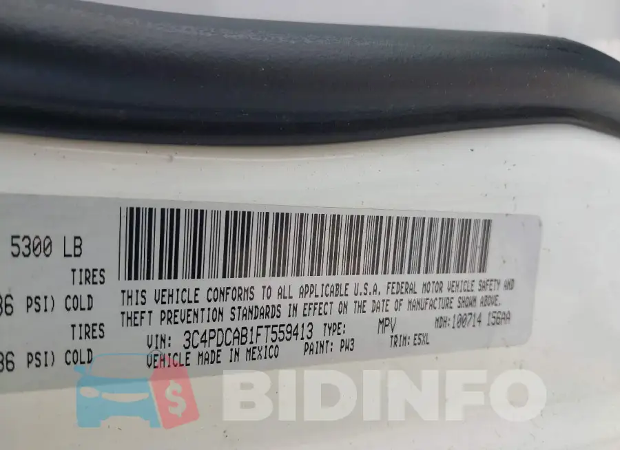 3C4PDCAB1FT559413 Photo# 9