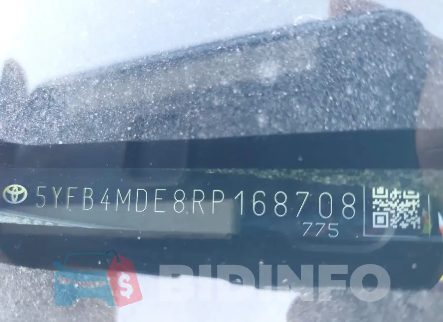 5YFB4MDE8RP168708 Photo# 9