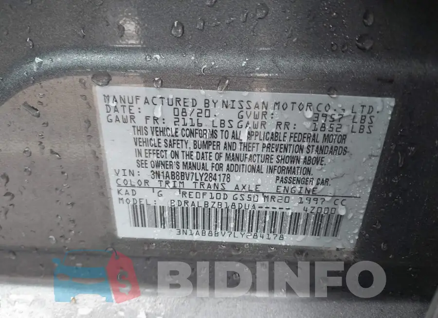 3N1AB8BV7LY284178 Photo# 9