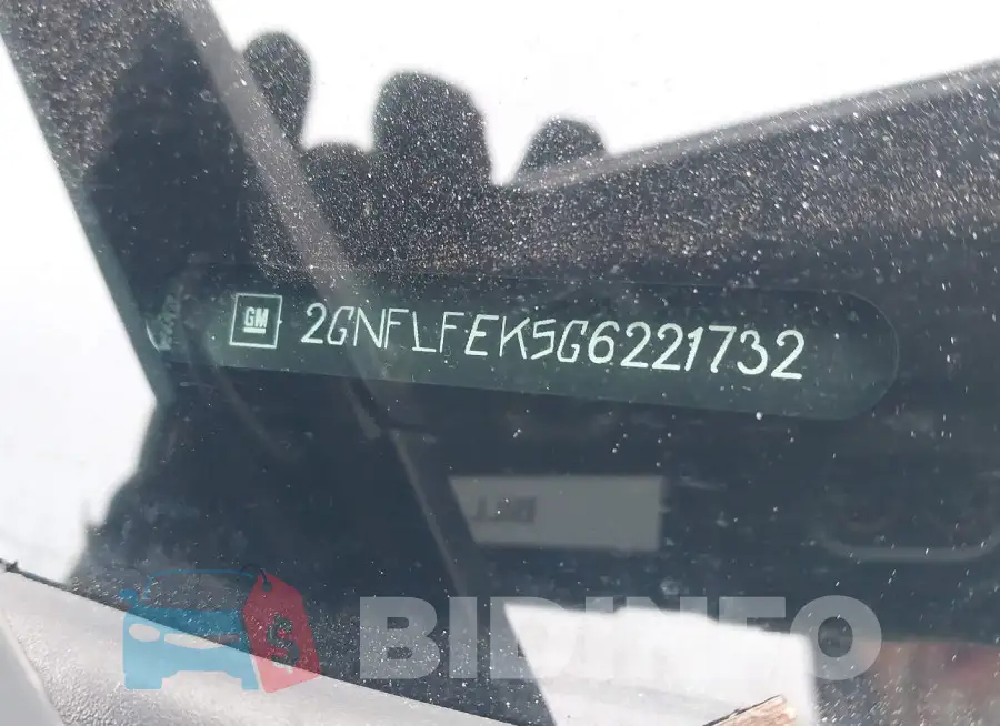 2GNFLFEK5G6221732 Photo# 9
