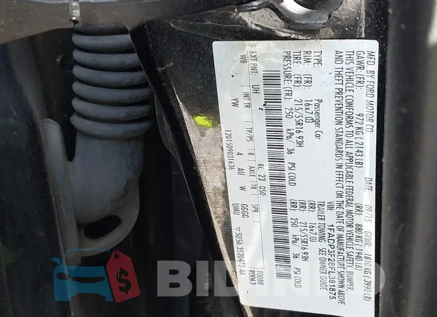 1FADP3F28FL381875 Photo# 9