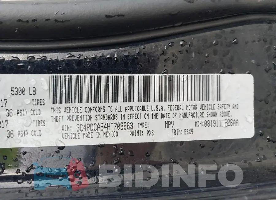 3C4PDCAB4HT709663 Photo# 9