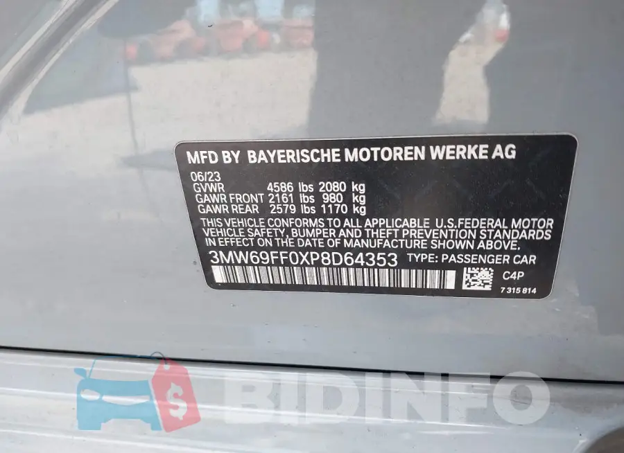 3MW69FF0XP8D64353 Photo# 9
