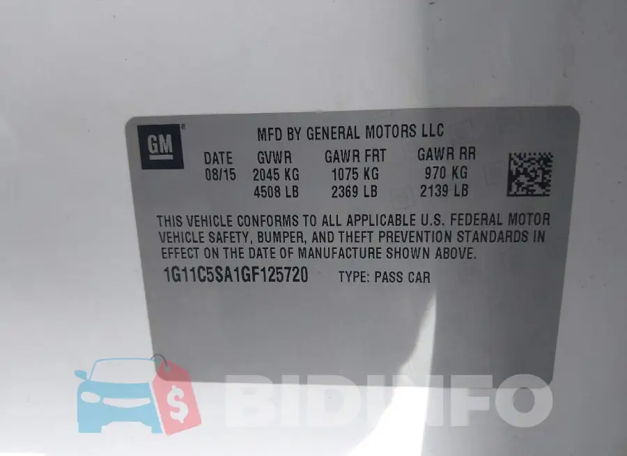1G11C5SA1GF125720 Photo# 9