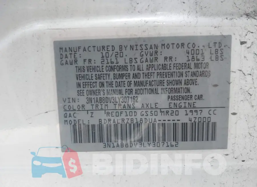 3N1AB8DV3LY307162 Photo# 9