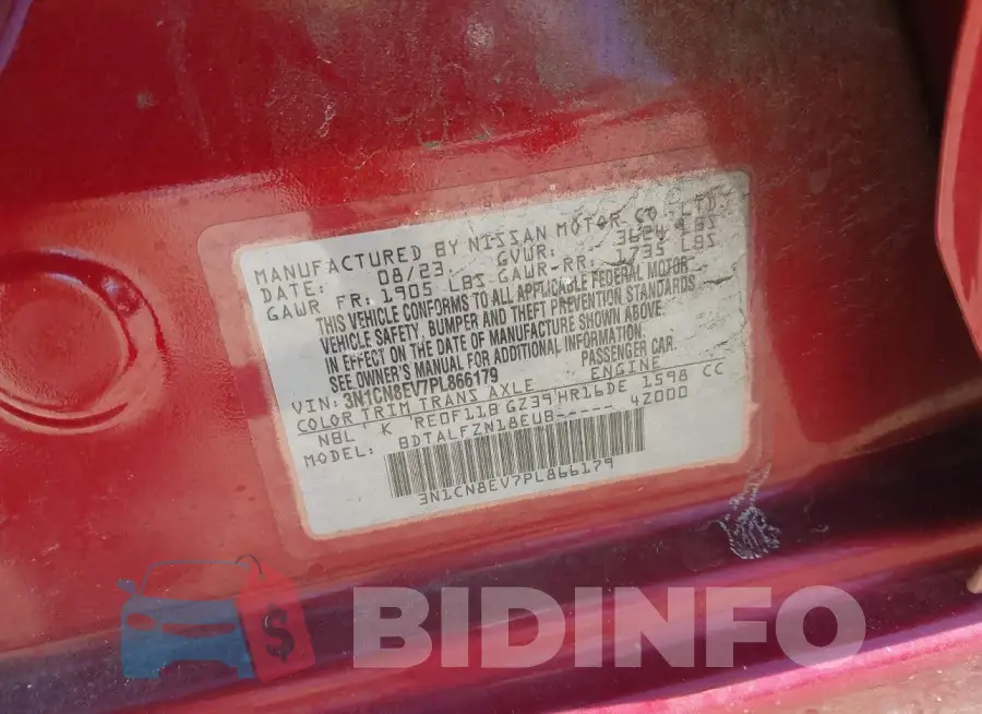 3N1CN8EV7PL866179 Photo# 9