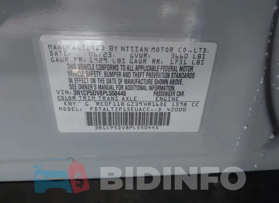 3N1CP5DV8PL550445 Photo# 9