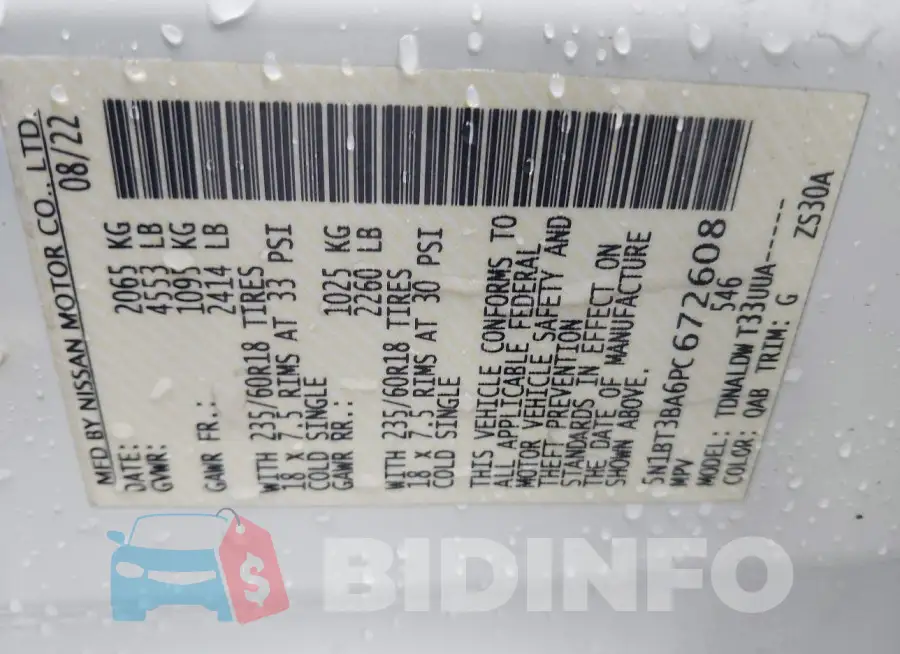 5N1BT3BA6PC672608 Photo# 9
