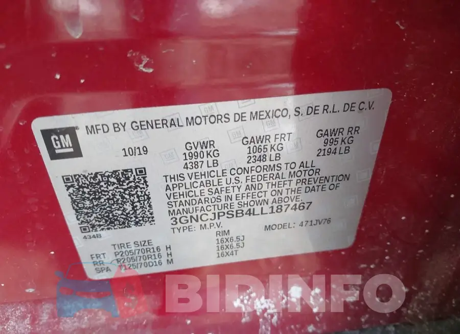 3GNCJPSB4LL187467 Photo# 9