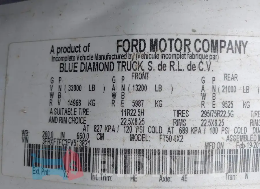 3FRXF7FC3FV513821 Photo# 8
