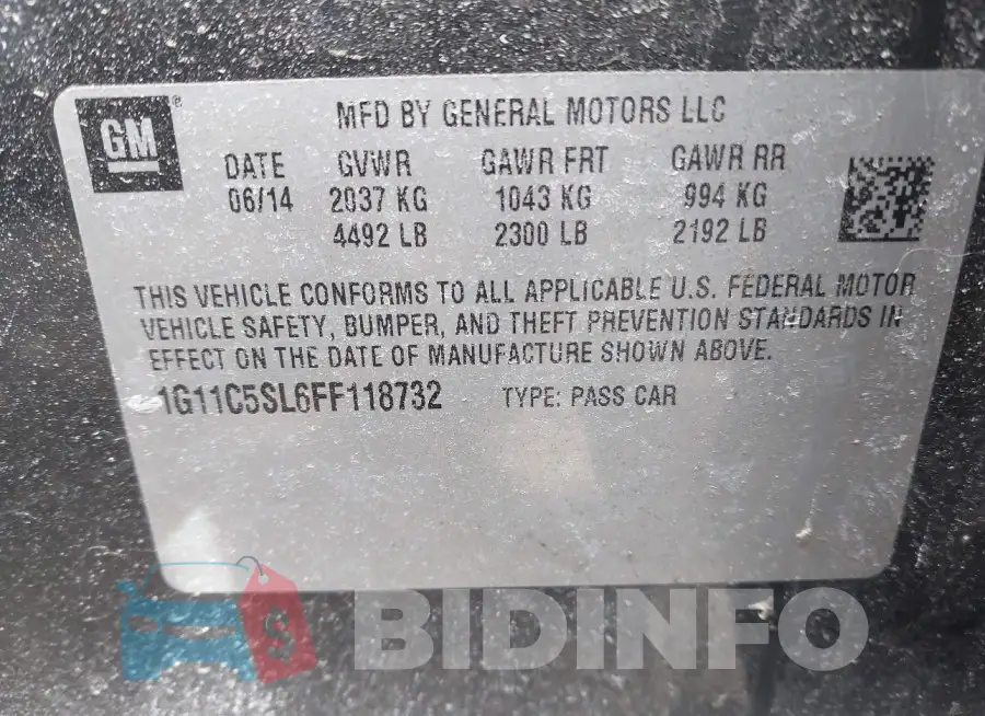 1G11C5SL6FF118732 Photo# 9