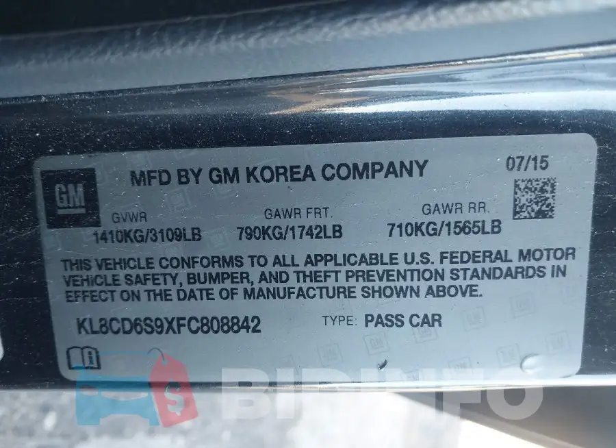 KL8CD6S9XFC808842 Photo# 9