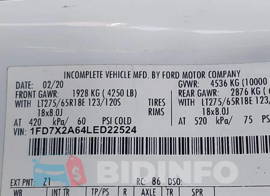1FD7X2A64LED22524 Photo# 9