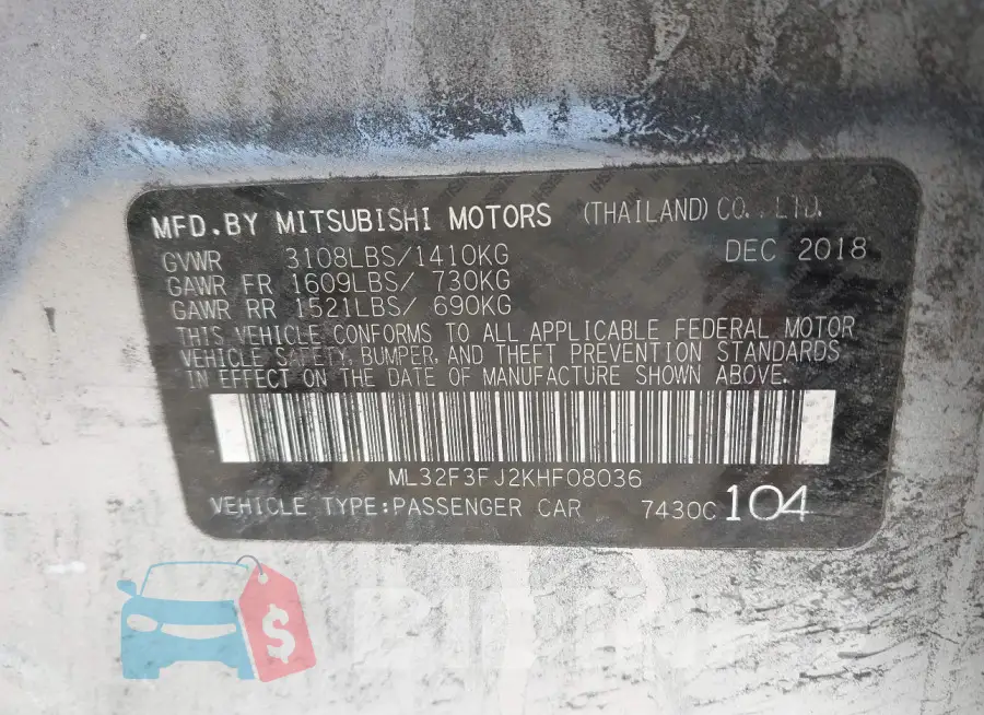 ML32F3FJ2KHF08036 Photo# 9